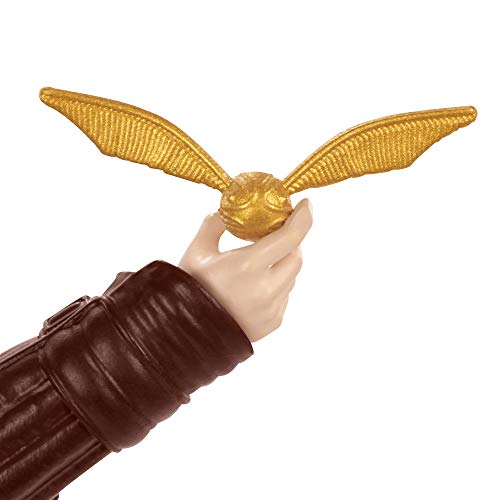 Harry Potter Muñeco Harry Quidditch, juguetes niños + 6 años (Mattel GDJ70)