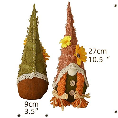 Harvest Gnomes Dolls Girasol Otoño Gnomesships en 24hrs Tomte Nisse Dolls Buena Suerte Gnomo Enano Felpa Hecho a Mano