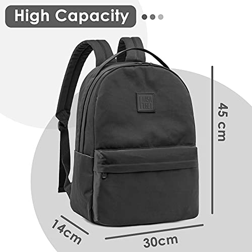 HASAGEI Mochila Mujer Básica Mochilas Hombre Deportivas Clásica Bolso Mochilas Mujer Suave Mochila Casual de Hombre para Portátil de 15,6 ' Mochila para la Universidad, Casual, Diaria