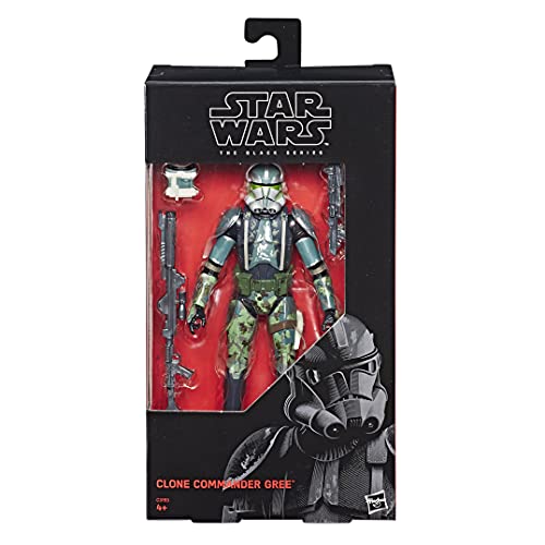 Hasbro Figura de acción Star Wars Black Series 5010993731756, de Clone Commander Gree, 15 cm