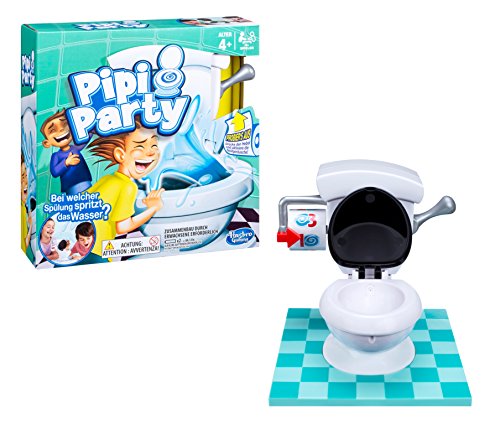 Hasbro Gaming- Pipi Party, el Divertido Juego de niños con el Inodoro, a Partir de 4 años. (0)