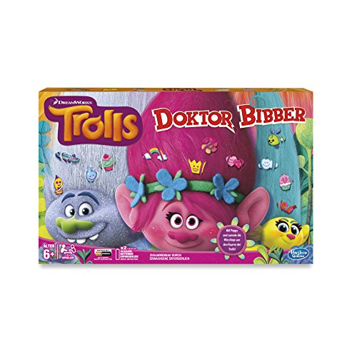 Hasbro Juegos B9180100 Trolls Dr. Bibber, Juego Preescolar