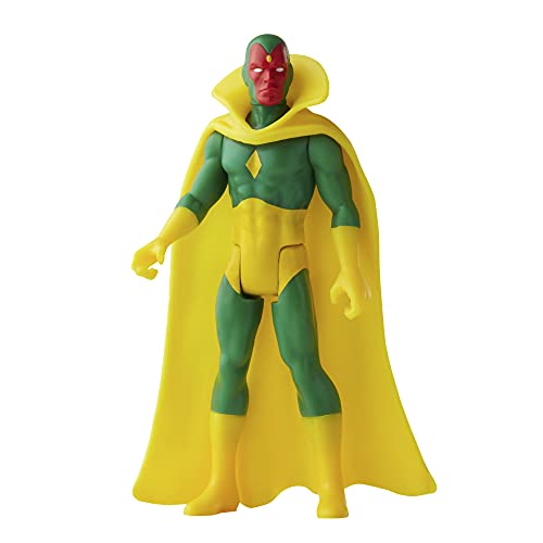 Hasbro Marvel Figura de acción de Vision de Marvel de 9,5 cm de Retro 375 Collection Legends