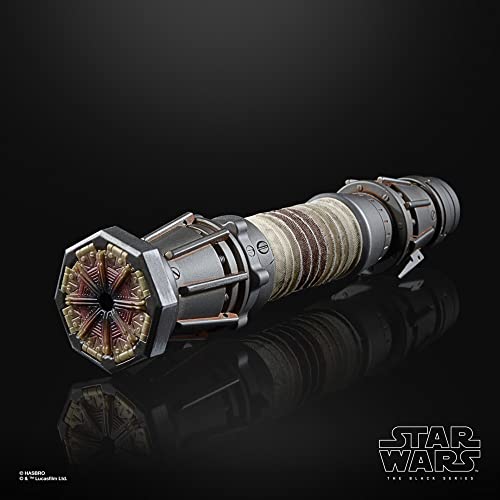 Hasbro Star Wars The Black Series - Rey Skywalker - Sable de luz Force FX Elite con Luces LED y Sonidos - Artículo de colección para Adultos - Artículo para Juego de rol (F20145S0)