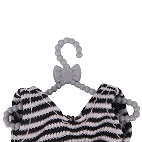 HDBD Percha para muñecas 20Piezas / Lote Barbies Perchas para Ropa de muñeca Accesorios Percha de plástico para Vestido de muñeca para niñas Regalo para niños pequeños para Juegos de simulación