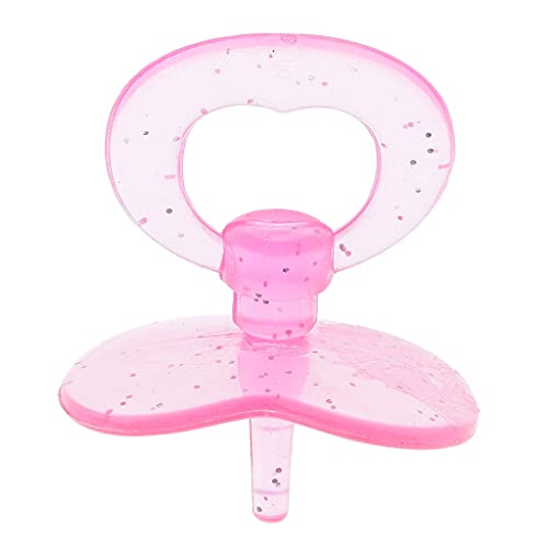 Hellery 2pcs Muñecas Chupete para Kelly Baby Doll Plástico Transparente Niña Juguetes