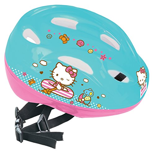 Hello Kitty - Casco deportivo,color azul (turquesa), (Mondo 28104)