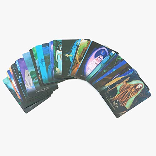 HengLongGuangGao Ojos del Alma Juego de Cartas Oracle Leer Fate Year Tarot Cards Adivinación Predicción Fiesta Escritorio Juego de Mesa Amigos Regalos Eyes of The Soul Oracle