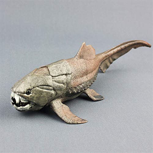 hetuioiyster 20cm Dinosaurios Modelo de Juguete Dunkleosteus Dinosaurio pez decoración Figura de acción PVC Suave Bola de Rebote de plástico