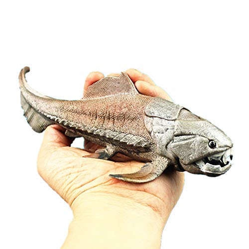 hetuioiyster 20cm Dinosaurios Modelo de Juguete Dunkleosteus Dinosaurio pez decoración Figura de acción PVC Suave Bola de Rebote de plástico