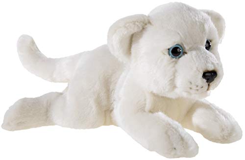 Heunec 237674 MISANIMO - León tumbado (25 cm), color blanco