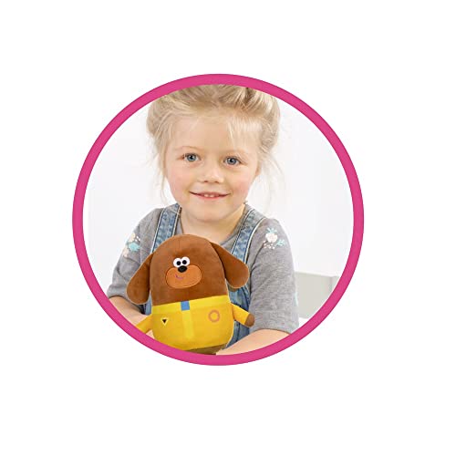 Hey Duggee de Bizak, Súper Suave Duggee, Peluche para Bebé, Perro de Peluche de la Serie de TV con Divertidas Orejas Caídas y Tela Súper Suave, Peluche de 20 cm