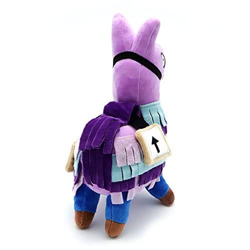 HGWJSJ Juguete de peluche de alpaca Fortnite, animal de peluche de llama, muñeco de 7.87 pulgadas, almohada de felpa para abrazar, suave y esponjoso, súper Navidad, regalo del día de San Valentín, cum