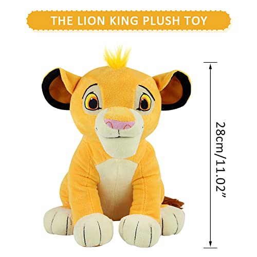 Hilloly Peluche Rey león, Peluche león, Peluche de Rey León, Peluche de Rey León The Lion King, The Lion King Simba, Juguete de león realista Regalos para niños