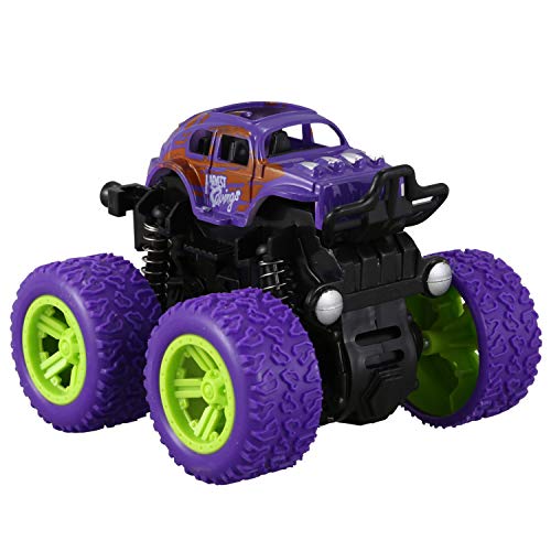 HLPIGF Juguetes Coche Rotativo De Inercia 4Wd Vehiculo Todoterreno De Cuatro Ruedas De Poder De Friccion Juguete Coche De Inercia Modelo De Fundido A Matriz