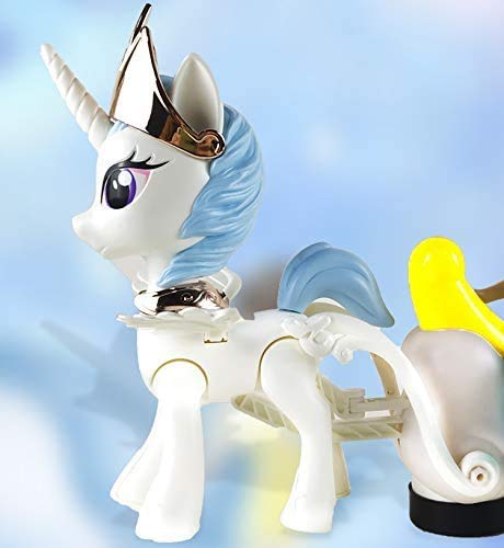 Homespired® Carruaje de luna de unicornio princesa con luz y música Royal Moon Carriage Toy (SOFIA CARRIAGE)