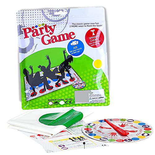 HONGECB Juegos de Suelo Gaming Familiar, Juego de Piso Familiar Tapete de Juego, Divertido Juego de Enredos Familiar, Moves Mat Junta Game Group, Divertidos Juegos de Habilidad para niños y Adultos