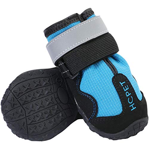 Hony Botas de Perro Zapatos de Perro - Botas para Perros Zapatos para Mascotas Calentar Invierno Antideslizante para Perro Mediano Grande