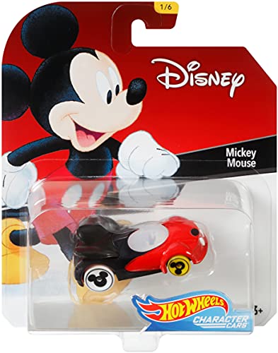 Hot Wheels Disney Character Cars Series 1 Diecast Escala 1:64 Coleccionistas Modelo - Mickey Mouse 1/6