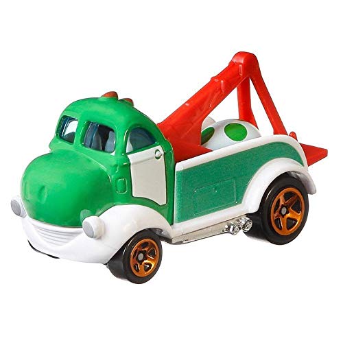 Hot Wheels Super Mario Light Blue Yoshi Character Cars