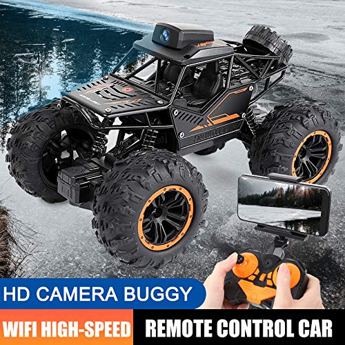 Hotar Coche teledirigido con cámara 2.4G Buggy Offroad Trucks juguete para niños High Speed Climbing Mini RC Car