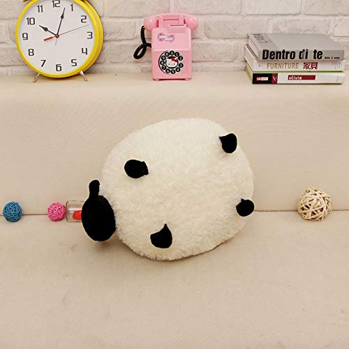 Hpera Peluche Bebe Peluches para Bebes Peluche PequeñO Peluche Kawaii Ovejas De Peluche Peluche Microondas Lindas Almohadas para Niñas Almohada Suave para Niños 25cm/9.84inch,White