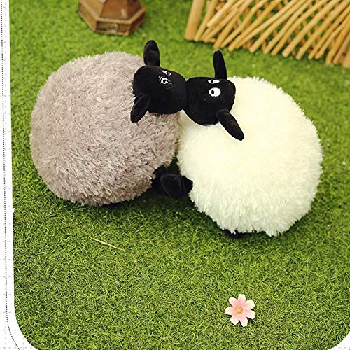 Hpera Peluche Bebe Peluches para Bebes Peluche PequeñO Peluche Kawaii Ovejas De Peluche Peluche Microondas Lindas Almohadas para Niñas Almohada Suave para Niños 25cm/9.84inch,White