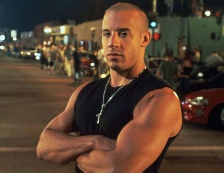 HS86® - Colgante de cruz de Dominic Toretto (Vin Diesel) de "A Todo Gas", tamaño 1:1, gran calidad