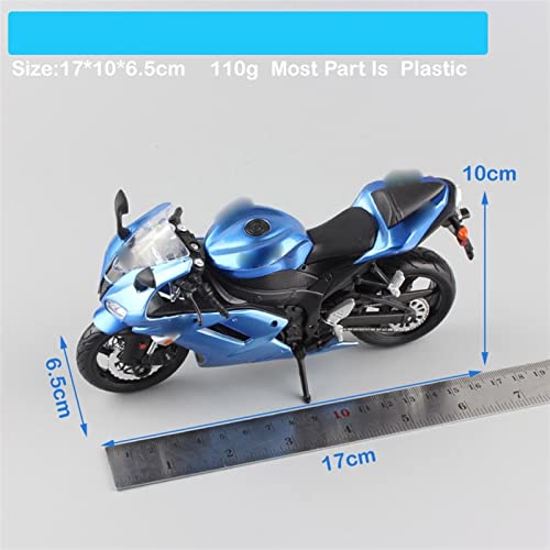 HSSM 1:12 Clásicos para Kawasaki para Ninja ZX-6R Diecast Motocicleta Modelo De Carrera Deportiva Juguete Niños Regalos Die Cast Motocicleta