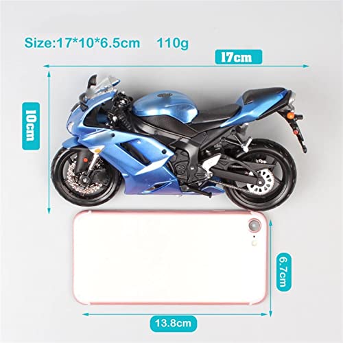 HSSM 1:12 Clásicos para Kawasaki para Ninja ZX-6R Diecast Motocicleta Modelo De Carrera Deportiva Juguete Niños Regalos Die Cast Motocicleta