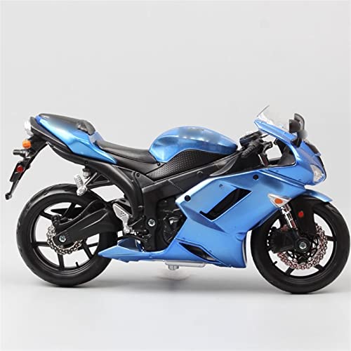 HSSM 1:12 Clásicos para Kawasaki para Ninja ZX-6R Diecast Motocicleta Modelo De Carrera Deportiva Juguete Niños Regalos Die Cast Motocicleta