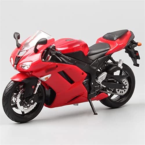 HSSM 1/12 Clásicos para Kawasaki para Ninja ZX-6R Diecast Y Vehículos De Juguete Modelo De Carrera Deportiva Motocicleta Juguete Niños Regalos Die Cast Motocicleta