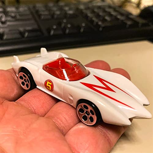 HSSM Modelo Coches Deportivos A Escala 1:64, Ruedas Velocidad, Racer para Mach 5 GO, Modelos Coches Fundidos A Presión, Regalos Juguete Aleación Fundida A Presión Juguete