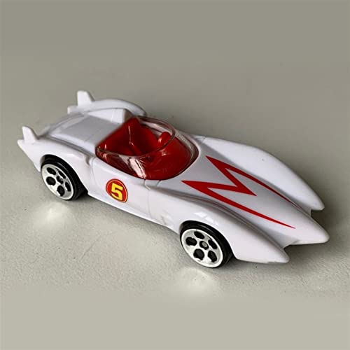 HSSM Modelo Coches Deportivos A Escala 1:64, Ruedas Velocidad, Racer para Mach 5 GO, Modelos Coches Fundidos A Presión, Regalos Juguete Aleación Fundida A Presión Juguete