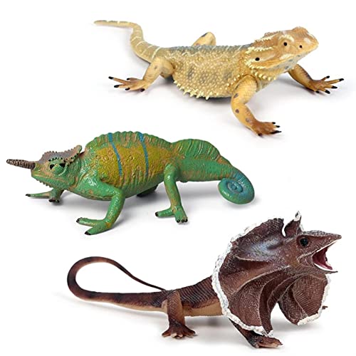 HTGUDE Juguete Educativo, 1 0pcs Modelo Animal Crocodile Snake Scorpion Bat Snake Figure Figure Toys for niños