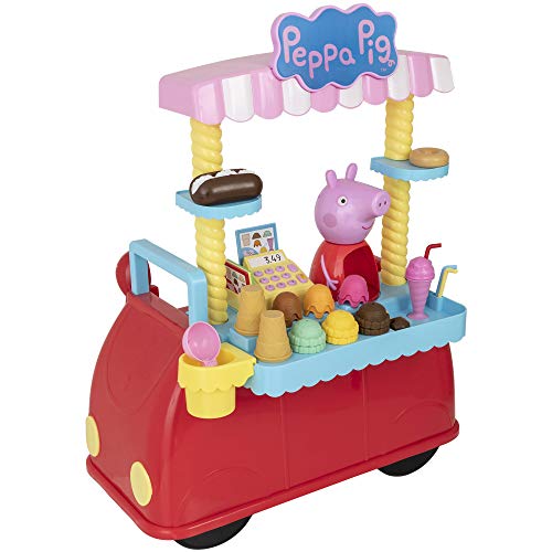 HTI Peppa Pig Ice Cream Car Playset | Gran juego de rol para niños y niñas