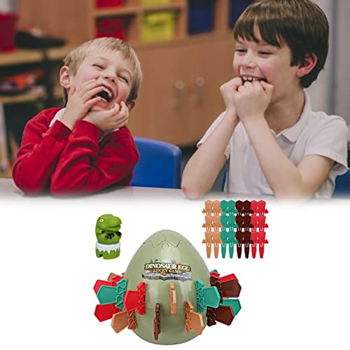 Huevos de dinosaurio - Juego emergente - Juego de mesa de viaje Juego de mesa de huevo de la suerte emergente aleatorio con pollito y dinosaurio, divertidos juegos familiares Statagy para niños y adu