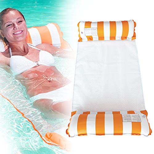 HUYIWEI Colchoneta de aire acuático, para piscina, para adultos y niños, adecuada para deportes de verano, fiestas en la playa, piscina (color aleatorio)