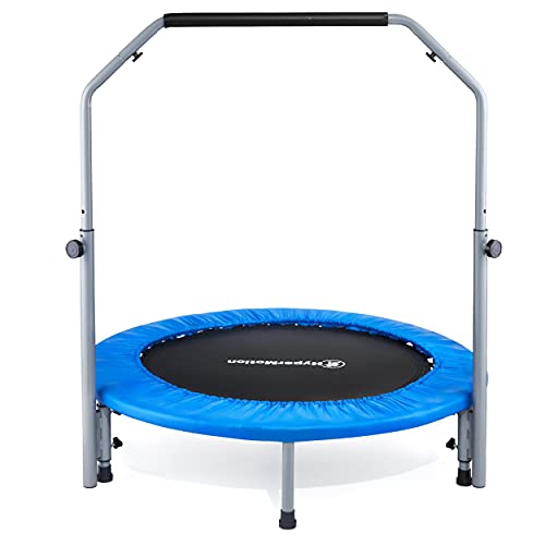 HyperMotion, Cama elástica para niños y jóvenes, 96 cm, cama elástica para jardín y casa, cama elástica para niños a partir de 3 años, para entrenamiento en interiores y exteriores, máx. 100 kg