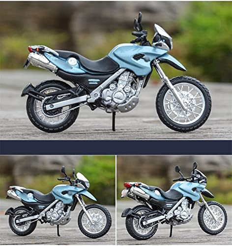 HZGLY 1/18 Vehículos Estáticos Fundidos A Presión Coleccionables Pasatiempos Modelo De Motocicleta Juguetes para BMW F 650 GS