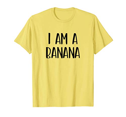 I Am A Banana Costume Disfraz De Plátano Camiseta