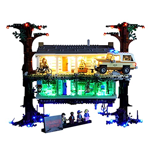 icuanuty Kit De Iluminación LED para Lego Stranger Things el Juego de Juguetes al Revés Compatible con Lego 75810 (No Incluye El Juego De Lego)