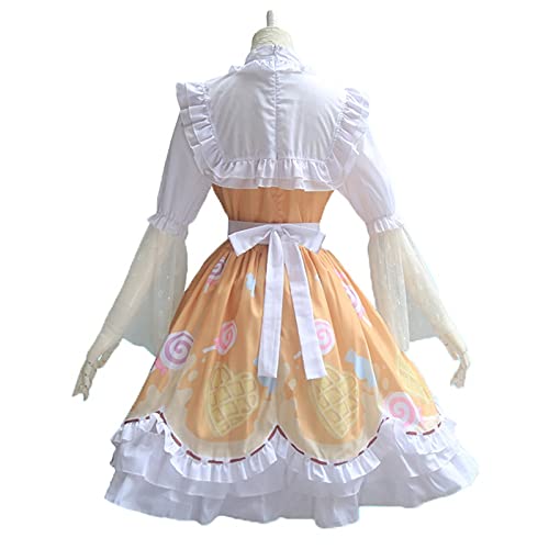 Identity V Cosplay Disfraz de Cosplay Mecanico Candy Girl Costume Cosplay Sweetie Lolita Vestido Fiesta Daily Daily Disfraz Full Set (Color : Adult, Size : S)