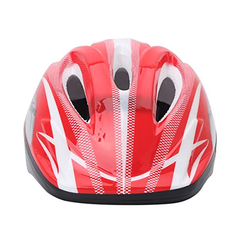 IEFIEL Casco Infantil de Bicicleta Casco de Protección Seguridad Ajustable para Niñas Niños Casco Tiburón Dinosaurio 3D Cartoon Animal Safety Helmets Rojo B OneSize