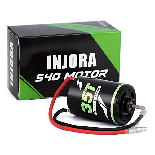 INJORA RC 540 Motor 20T 27T 35T 45T Motor Cepillado para 1/10 RC Axial Tracks SCX10 AXI03007 90046 TRX4 RC Car Boat Parts(35T)