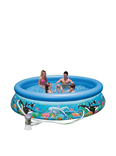 Intex 54906 Easy Ocean - Piscina con Bomba de Filtro (366 x 76 cm)