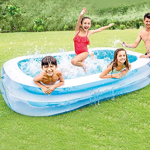 Intex - Piscina familiar Swim Center - Piscina para niños - Piscina para niños - 26 "x 16" x 16 "- Para mayores de 6 años, azul