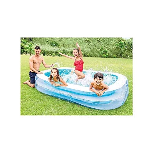 Intex - Piscina familiar Swim Center - Piscina para niños - Piscina para niños - 26 "x 16" x 16 "- Para mayores de 6 años, azul