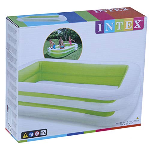 Intex - Piscina familiar Swim Center - Piscina para niños - Piscina para niños - 26 "x 16" x 16 "- Para mayores de 6 años, azul