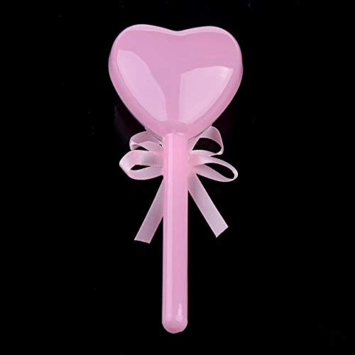 Inzopo 12 Piezas Lollipop del Corazón Bonbonniere Chocolate Dulces De Caramelo Cajas De Regalos Cajas De La Boda del Bebé Favores De La Ducha - Rosa, 15 X 6 X 3,5 Cm Rosa Decorar